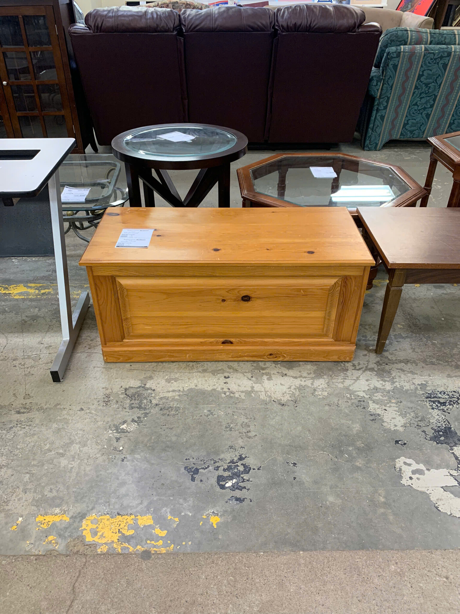 Varnished Oak Chest Habitat for Humanity ReStore Thunder Bay
