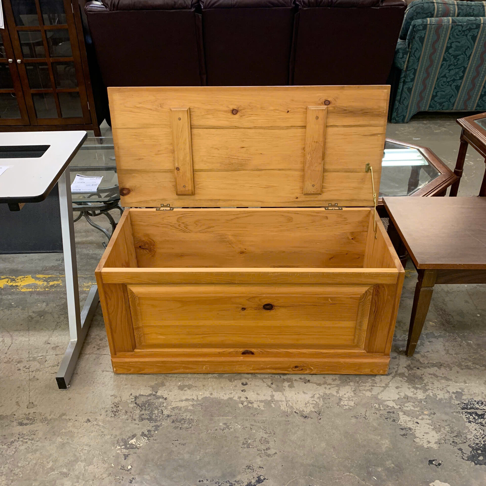 Varnished Oak Chest Habitat for Humanity ReStore Thunder Bay