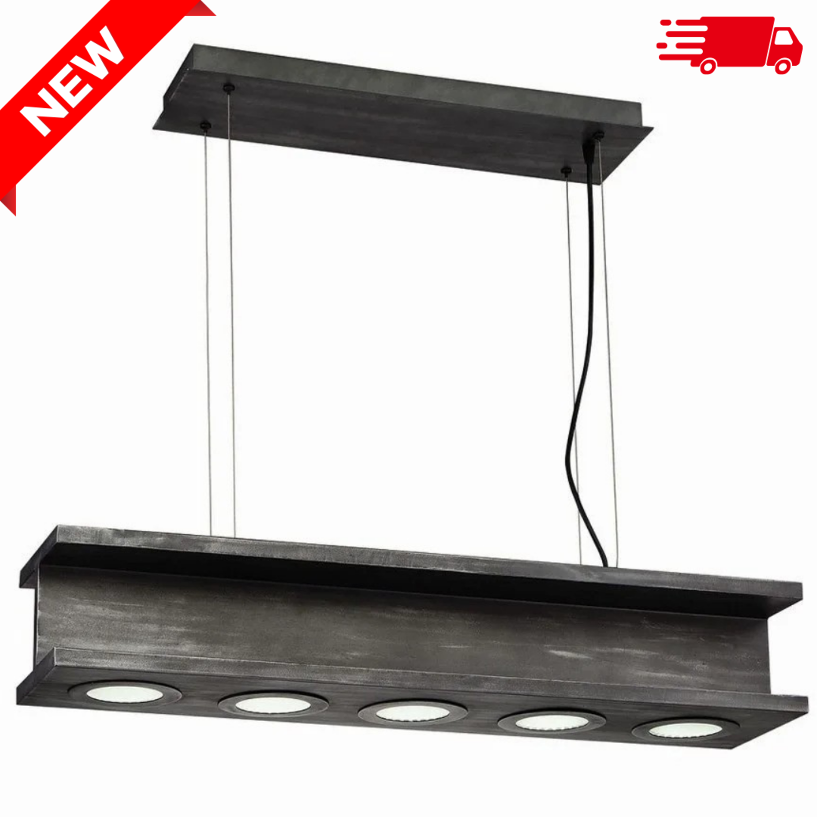Rustic Black Pendant