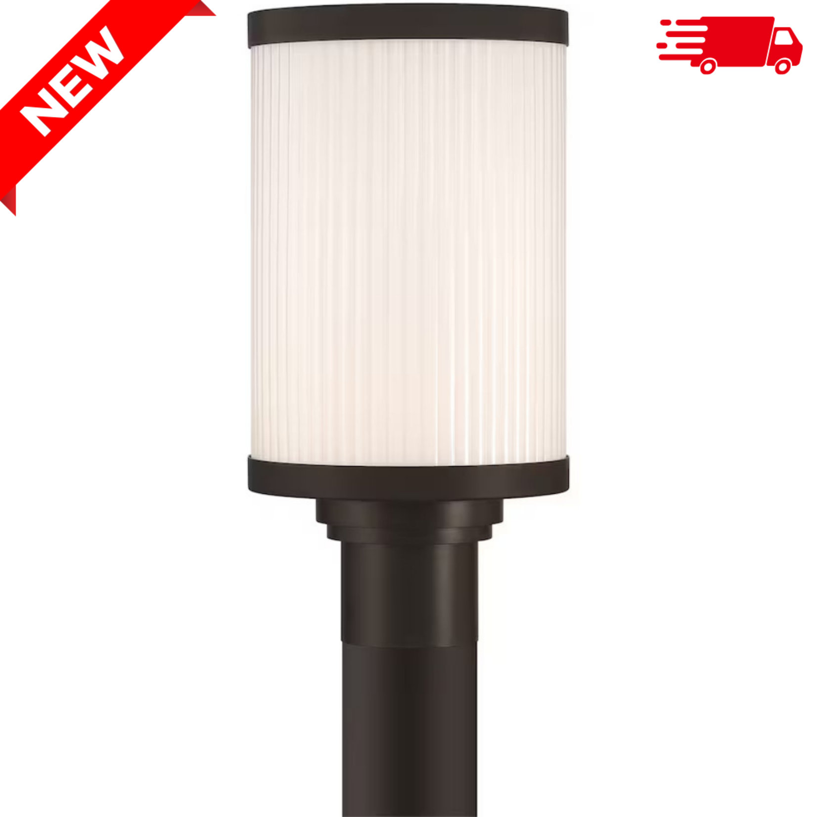 15"H LED Exterior Post Lantern