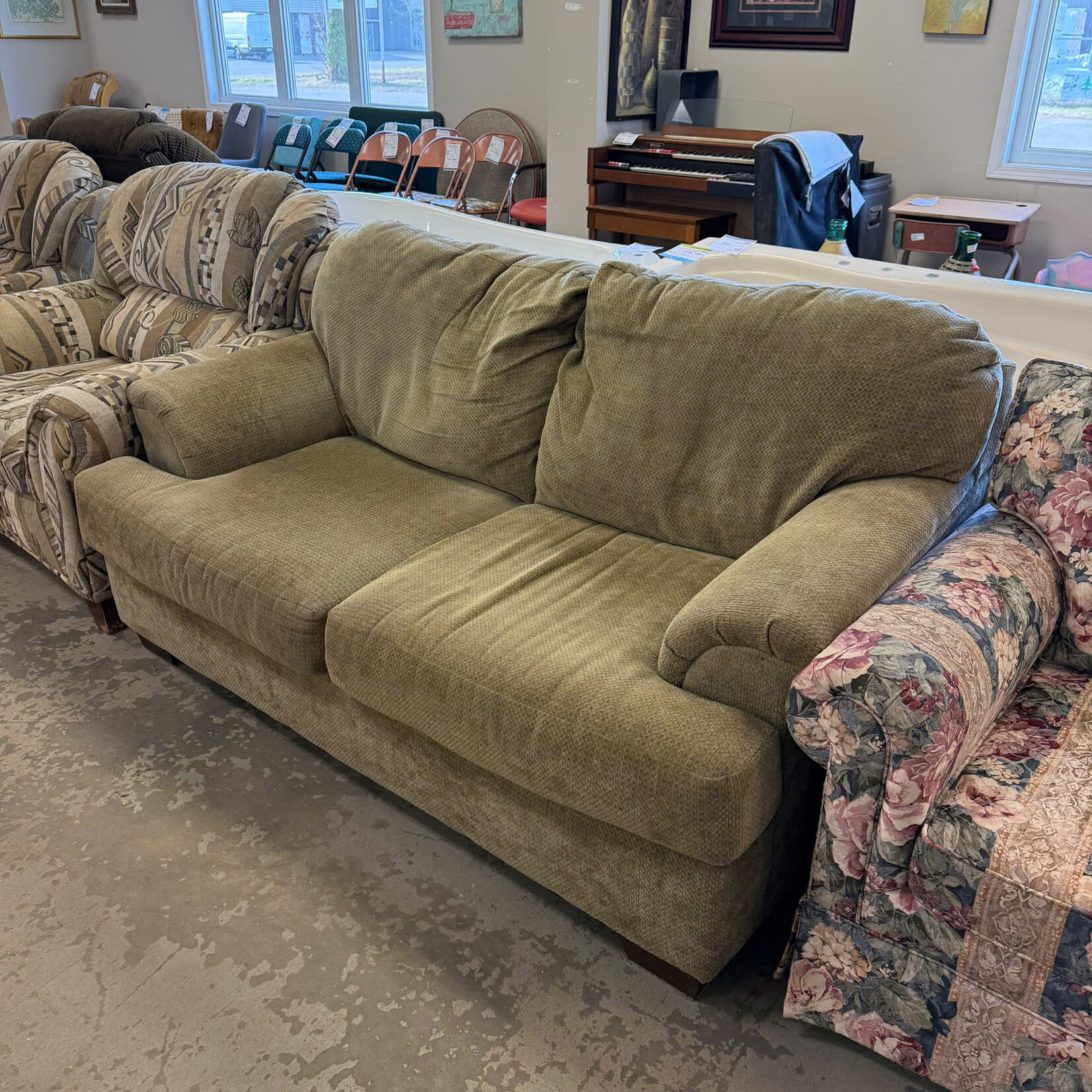 Light Green Love Seat