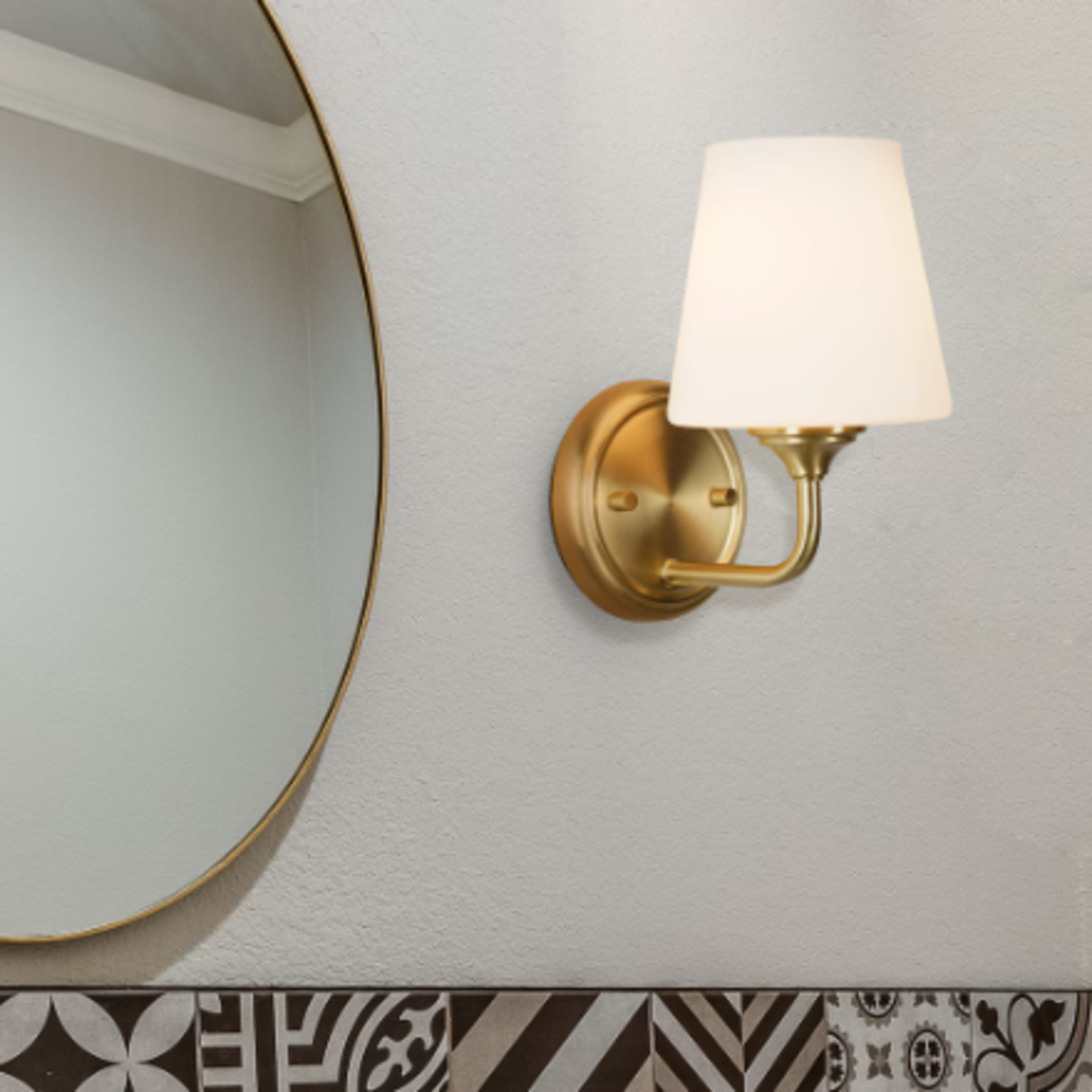 Gold 1-Light Vanity Fixture