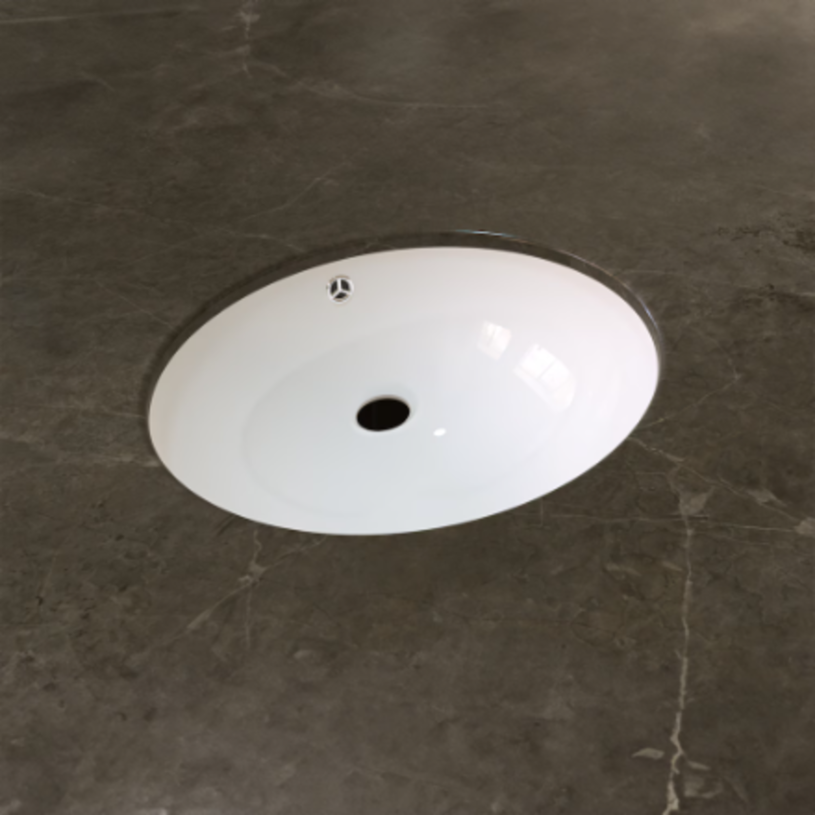 Oval Ceramic Undermount Sink