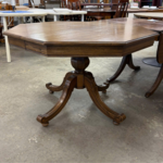 Brown Octagonal Table