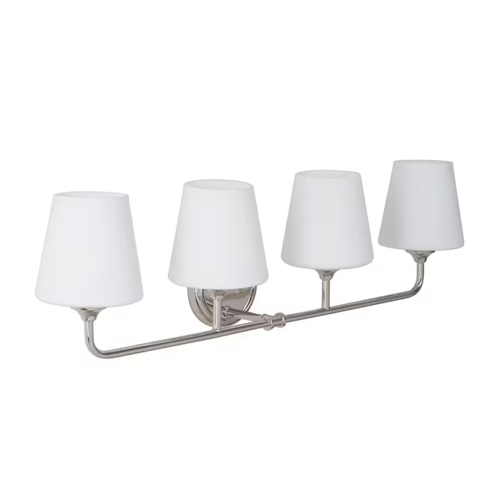 Nickel 4-Light Vanity Fixture