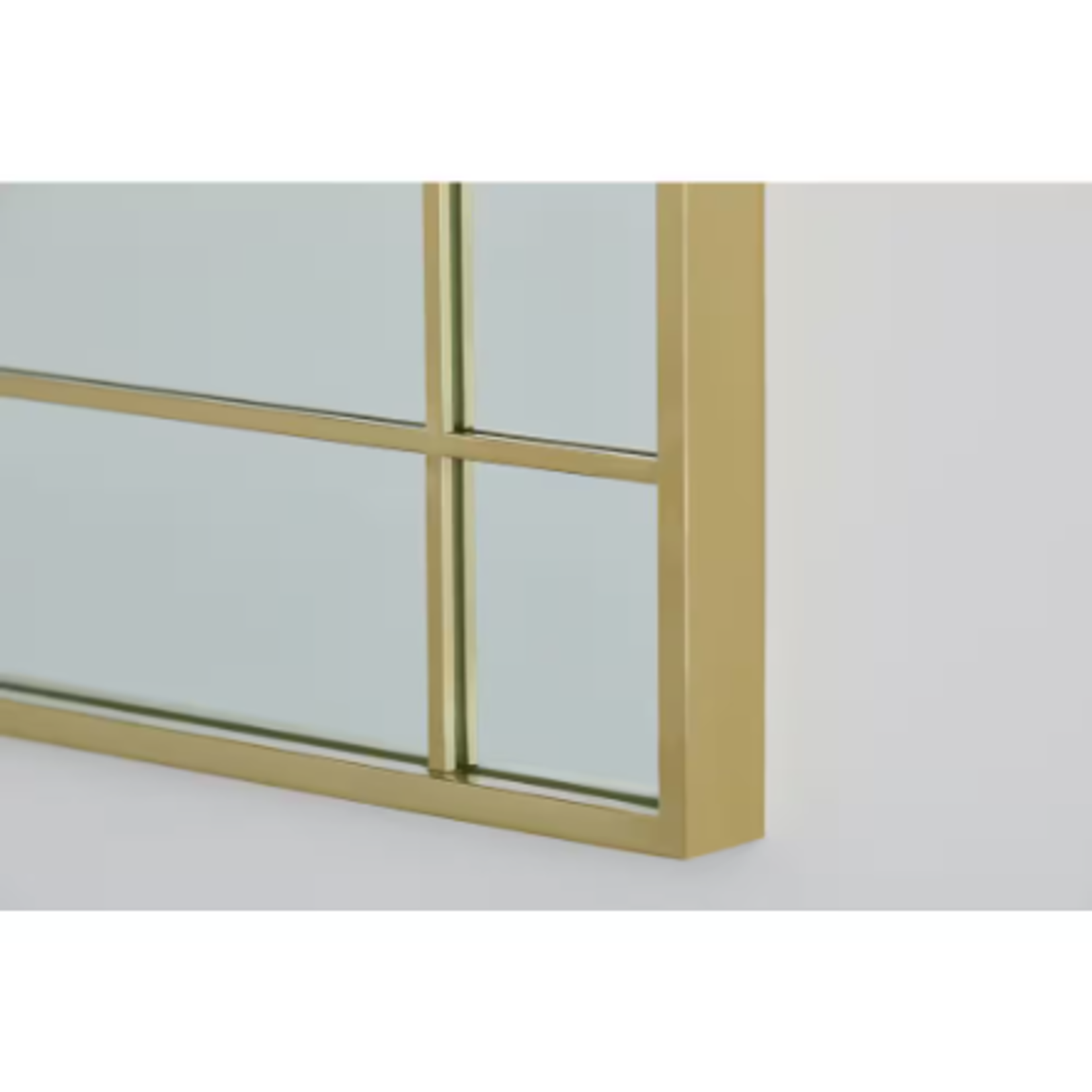 Brass Framed Wall Mirror
