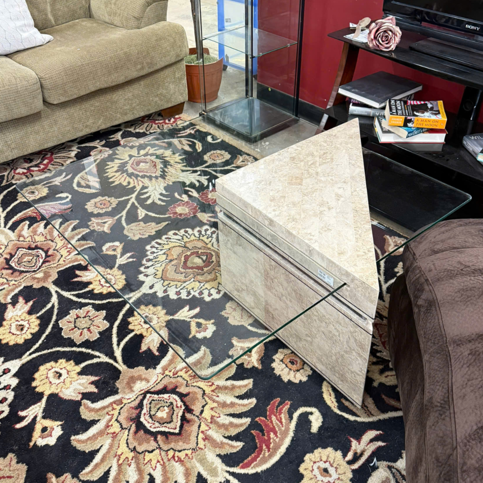 Triangle Base Coffee Table