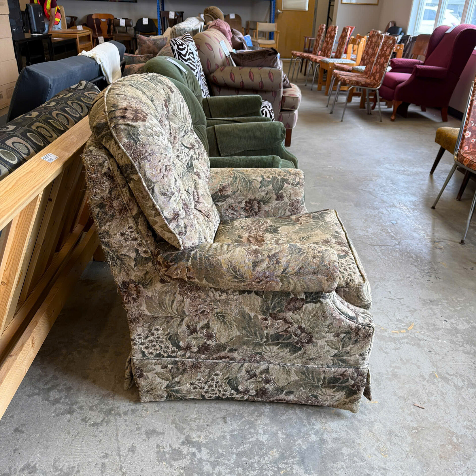 Floral Armchair