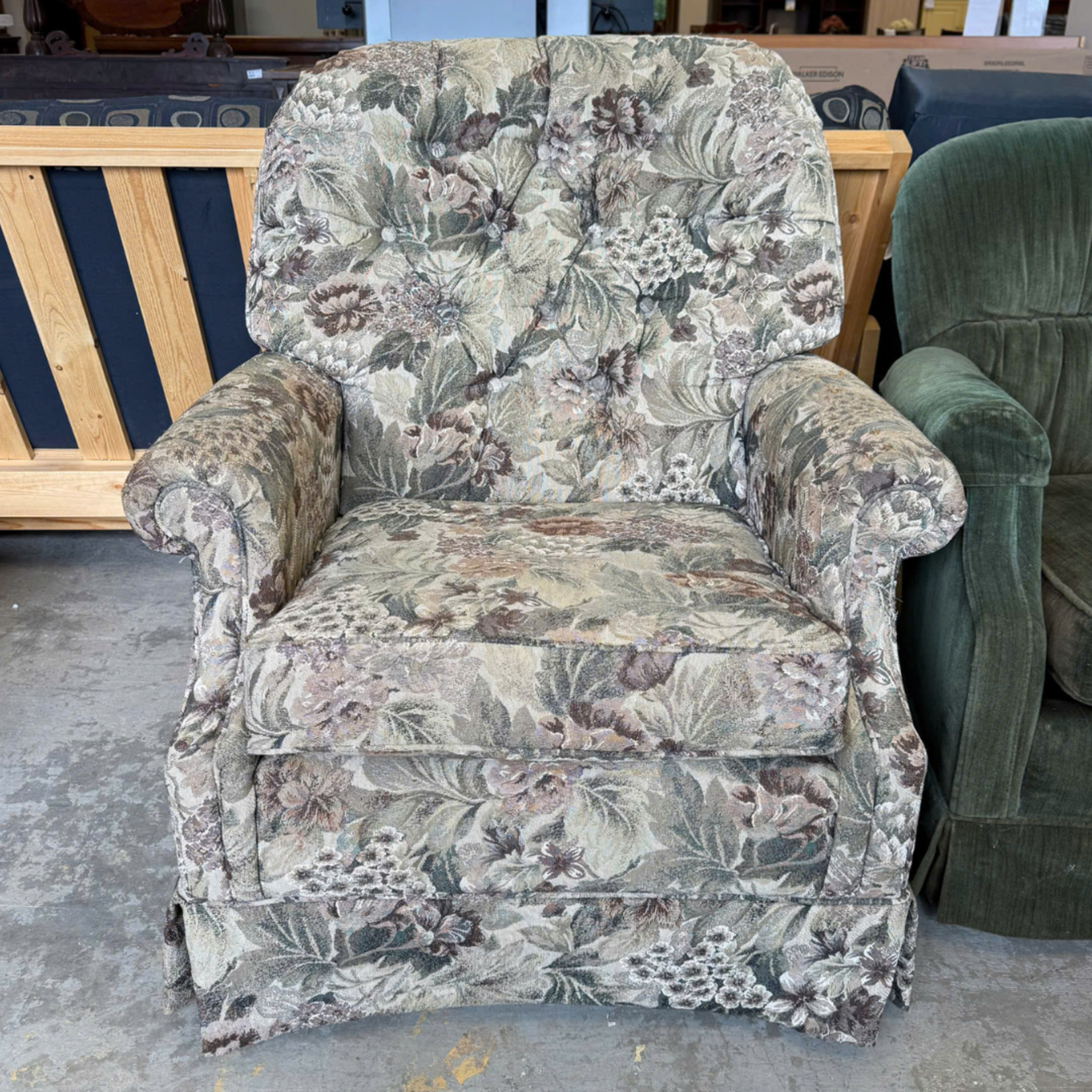 Floral Armchair