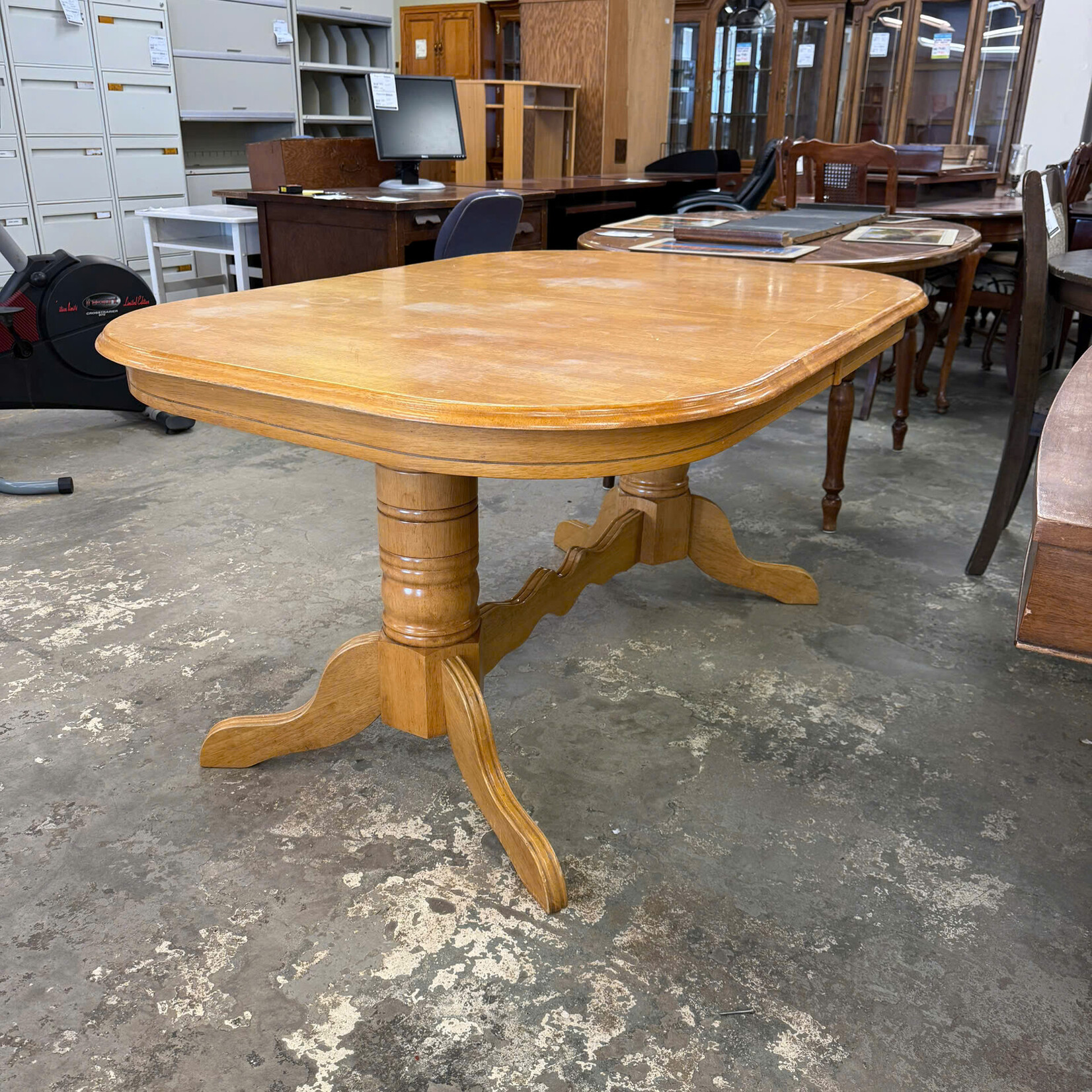 Wooden Big Leg Table