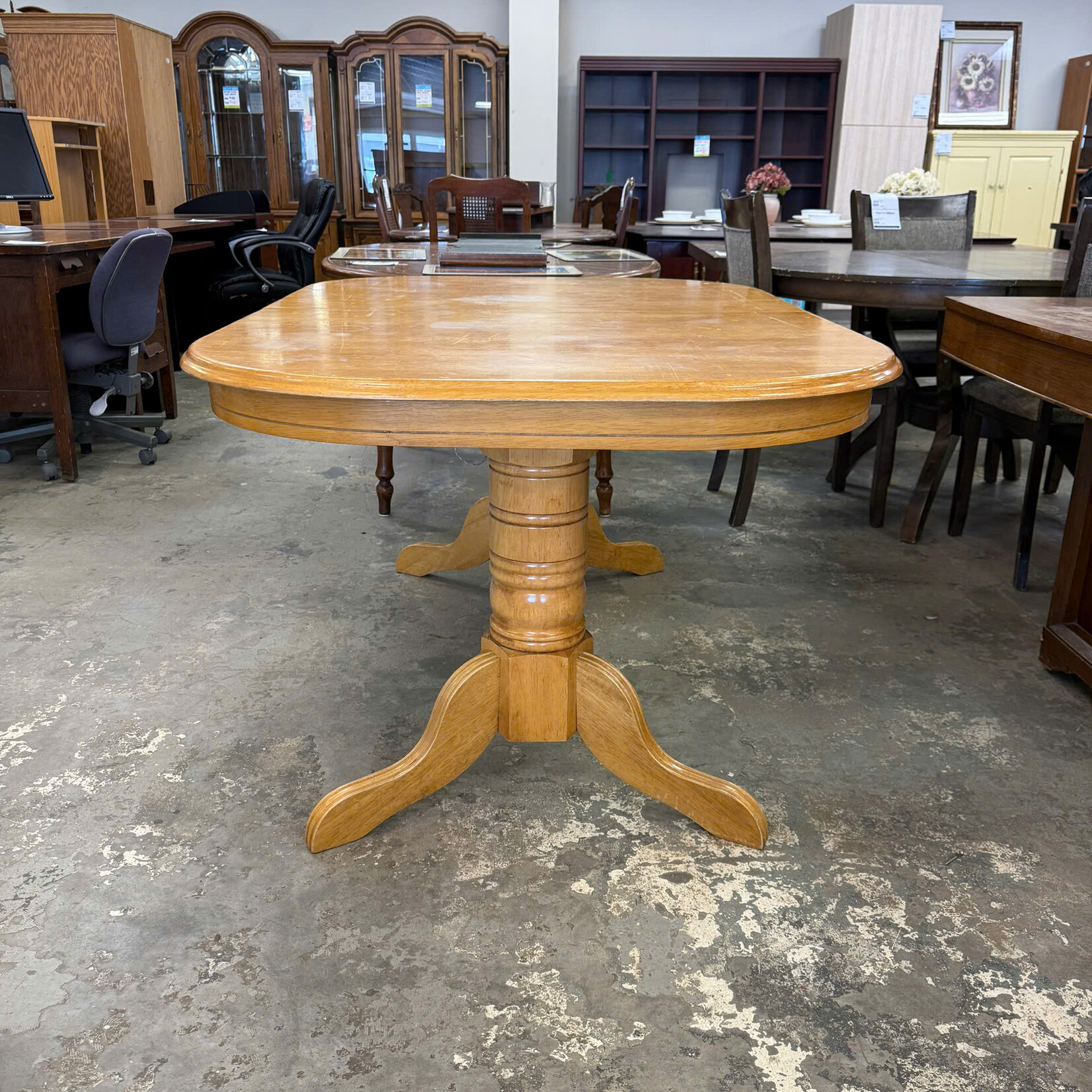 Wooden Big Leg Table