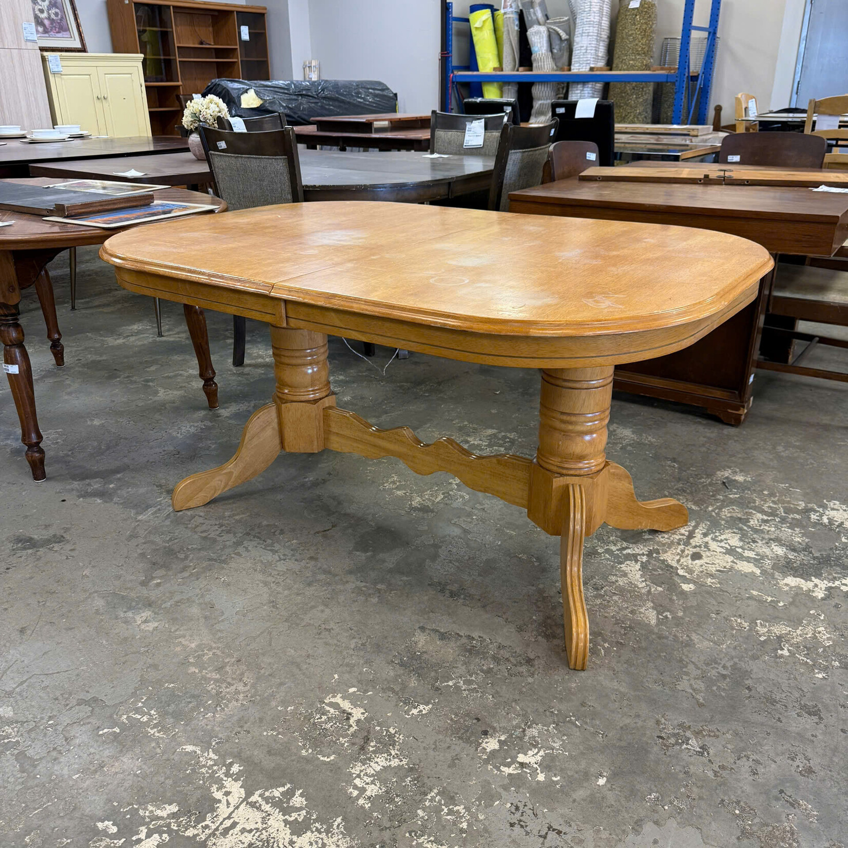 Wooden Big Leg Table