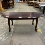 Brown Oval Coffee Table