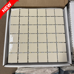 Ivory Ceramic Mosaic Tile