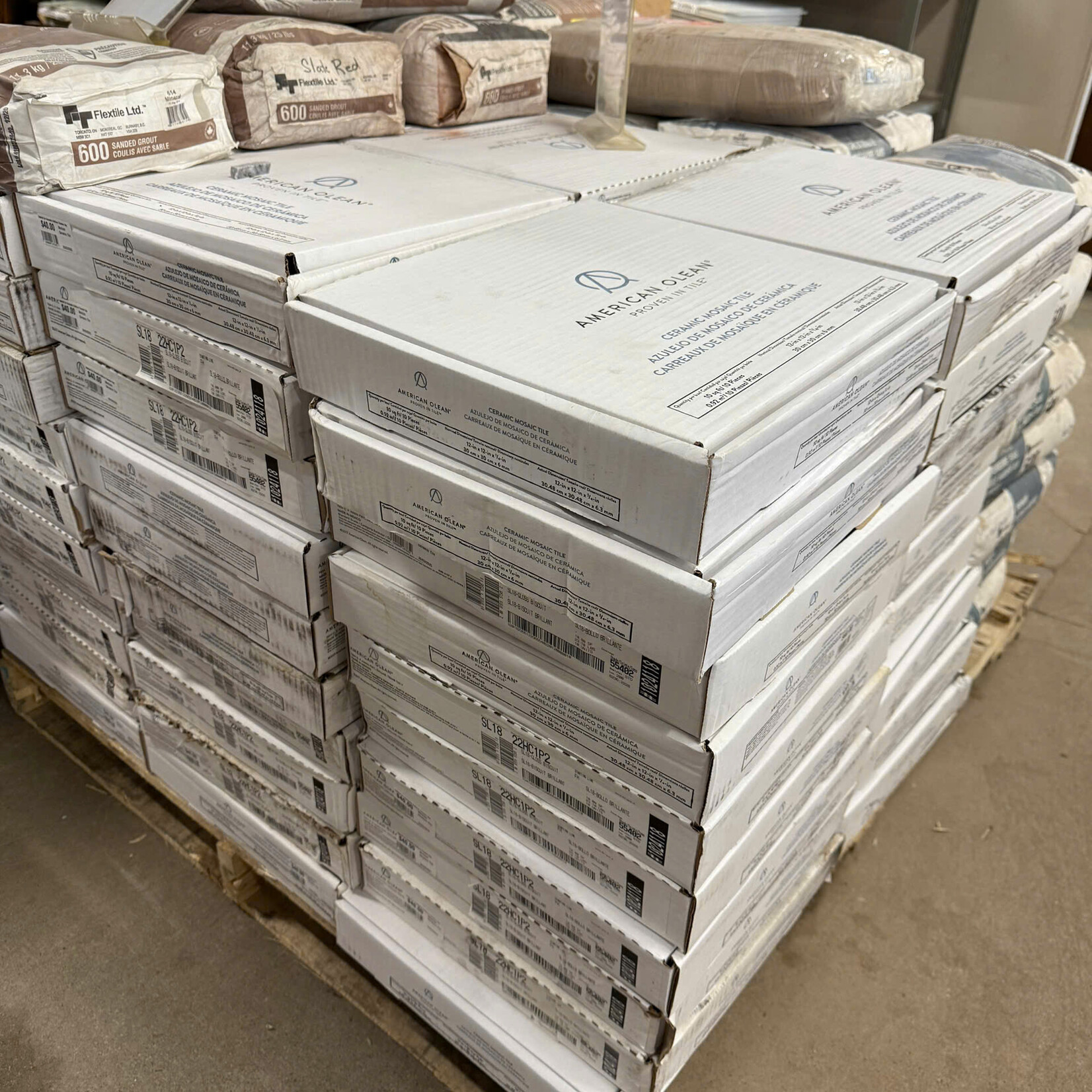 Ivory Ceramic Mosaic Tile