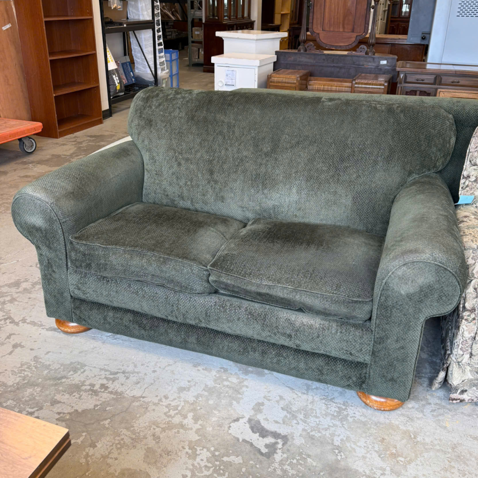 Green Love Seat