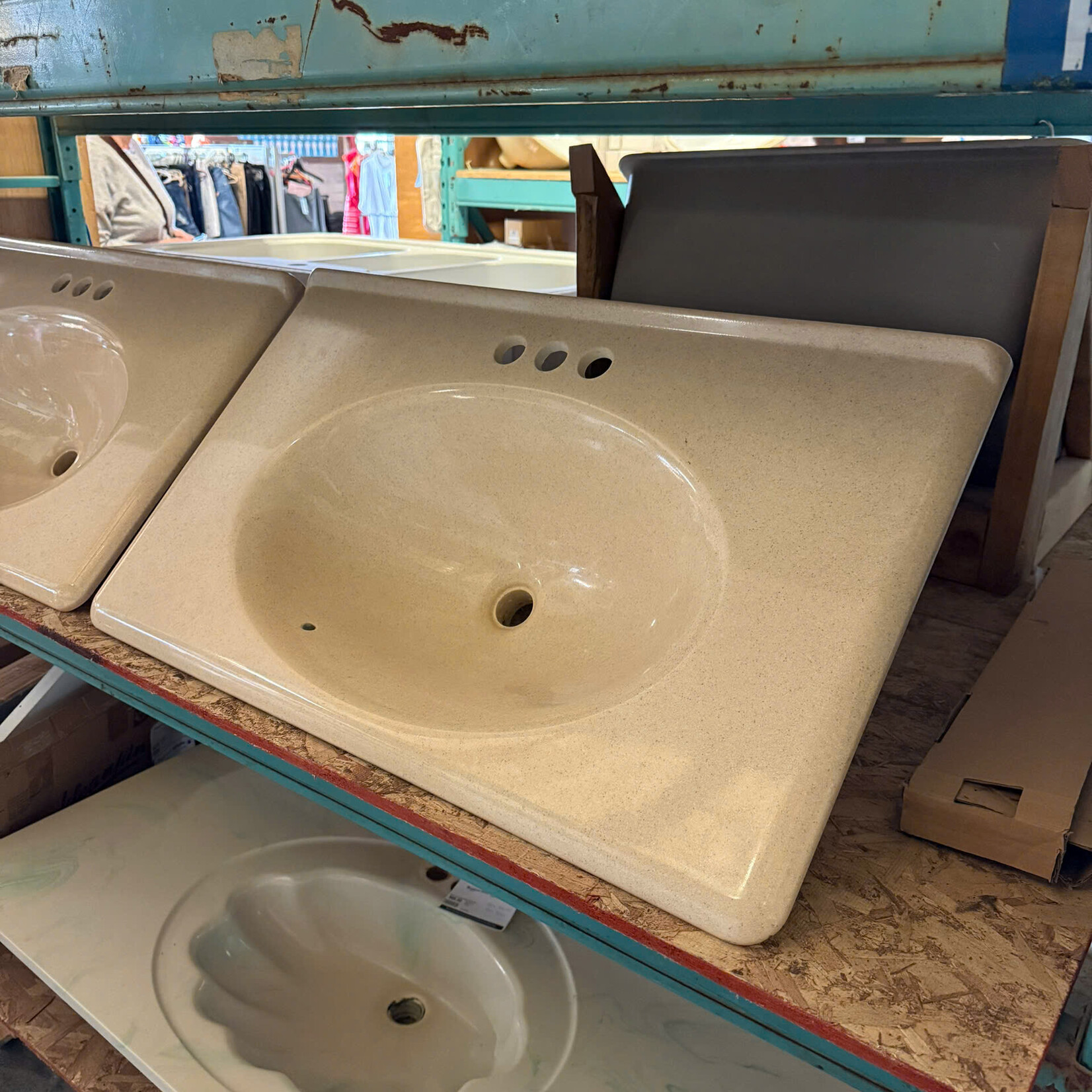 Beige Bathroom Sink