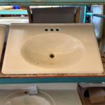 Beige Bathroom Sink