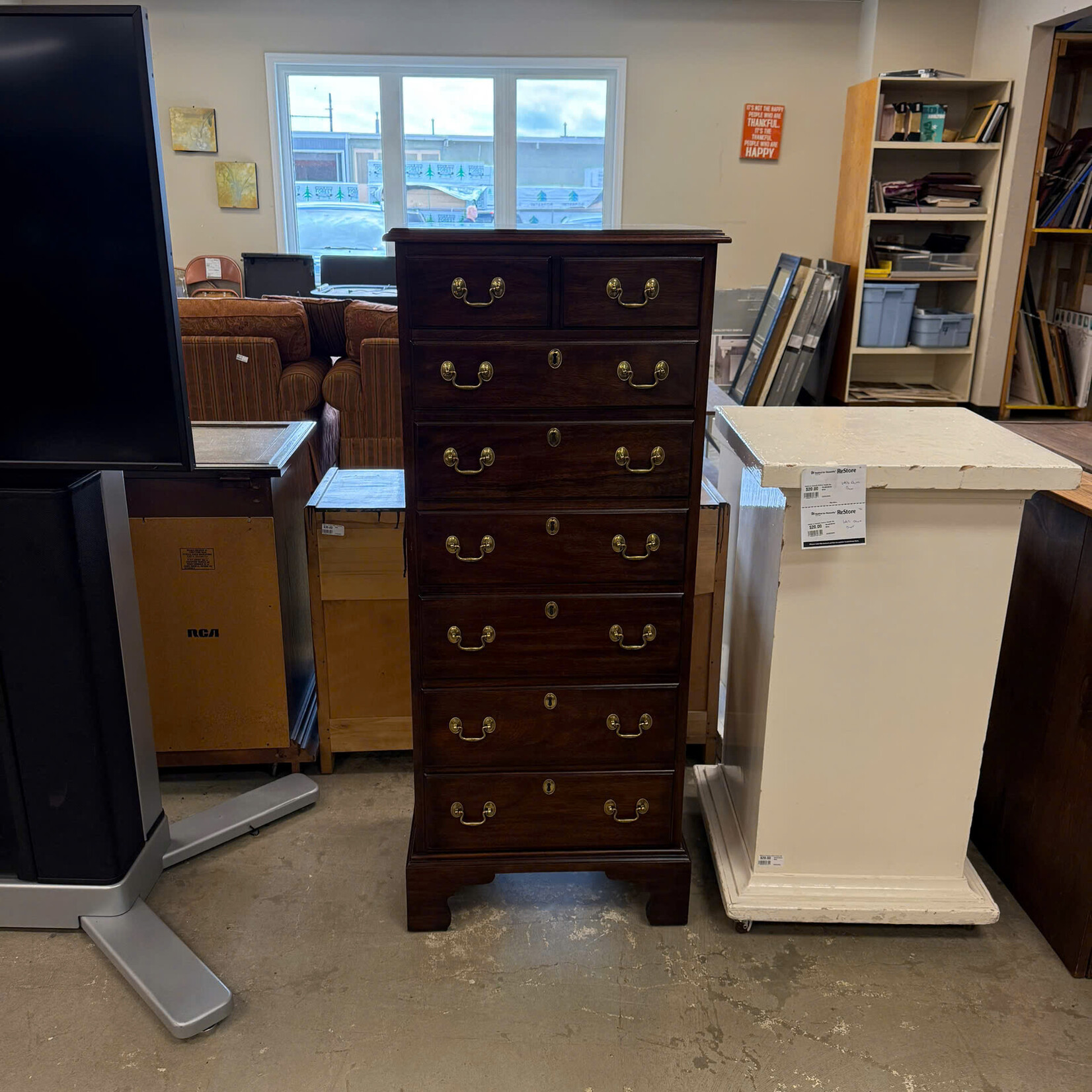 Antique 7-Drawer Cabinet