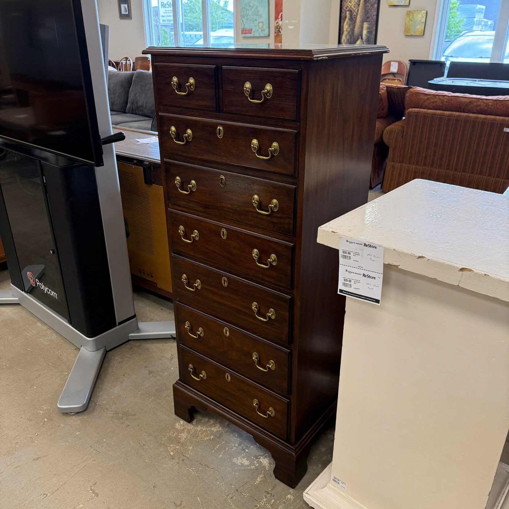 Antique 7-Drawer Cabinet