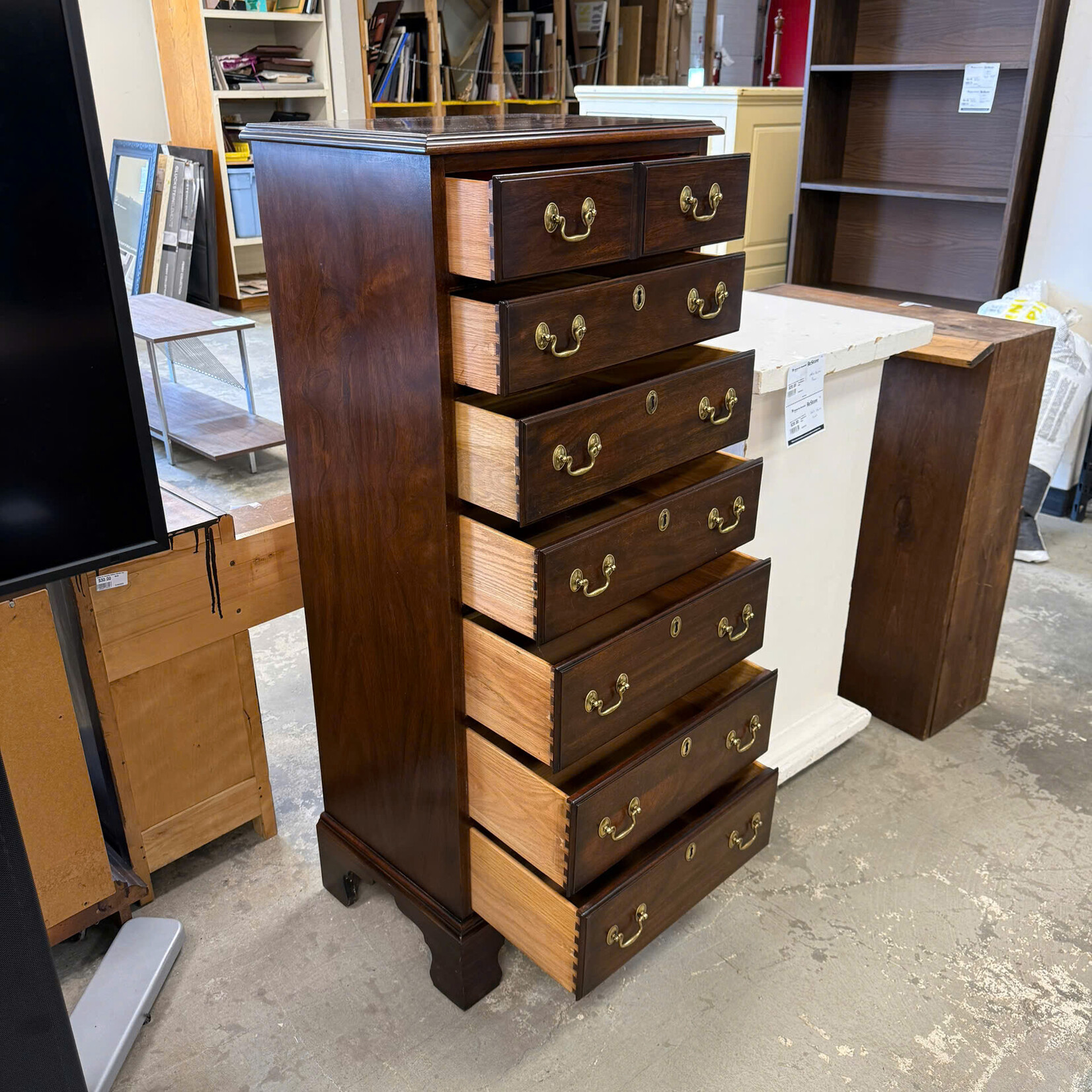 Antique 7-Drawer Cabinet