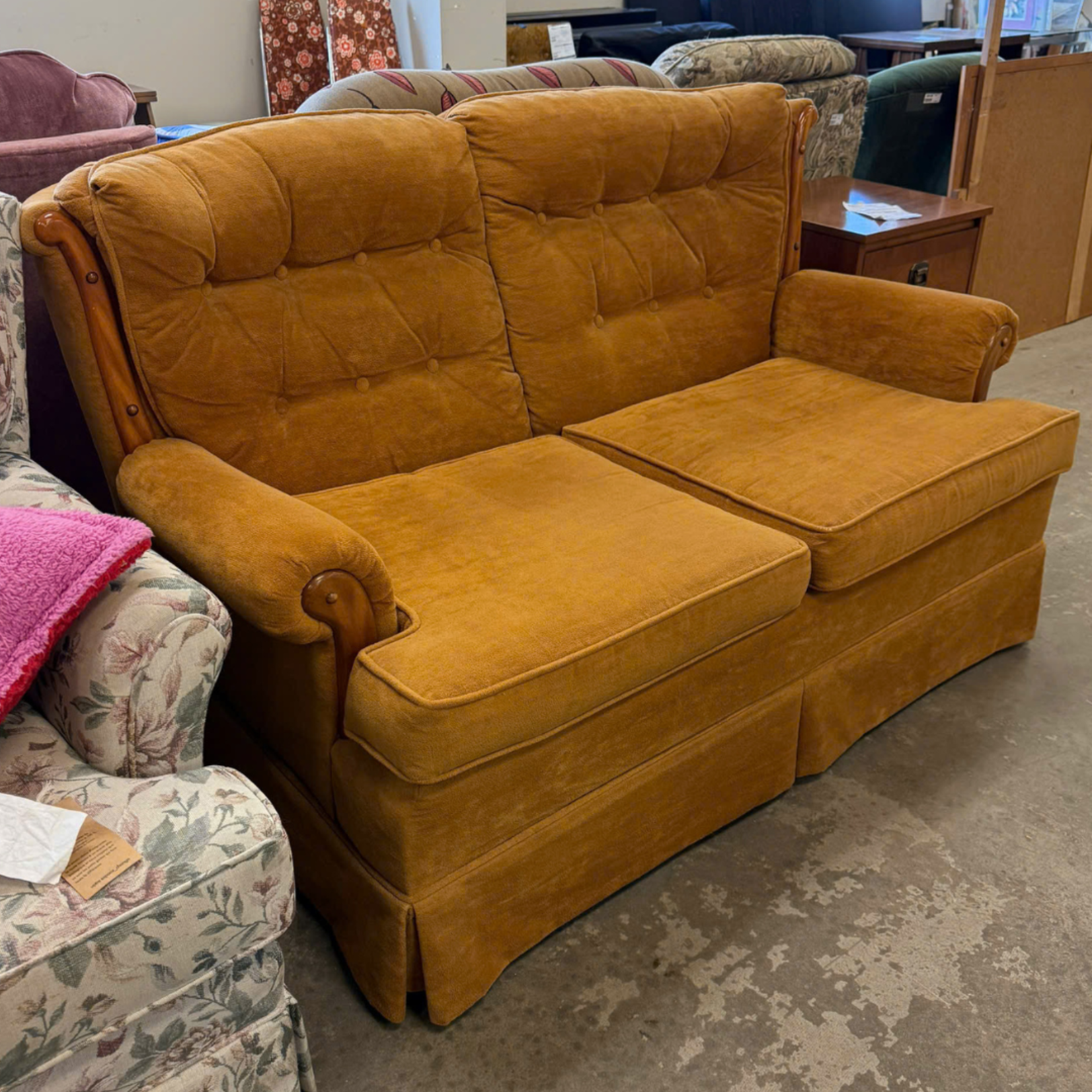 Light Brown Love Seat