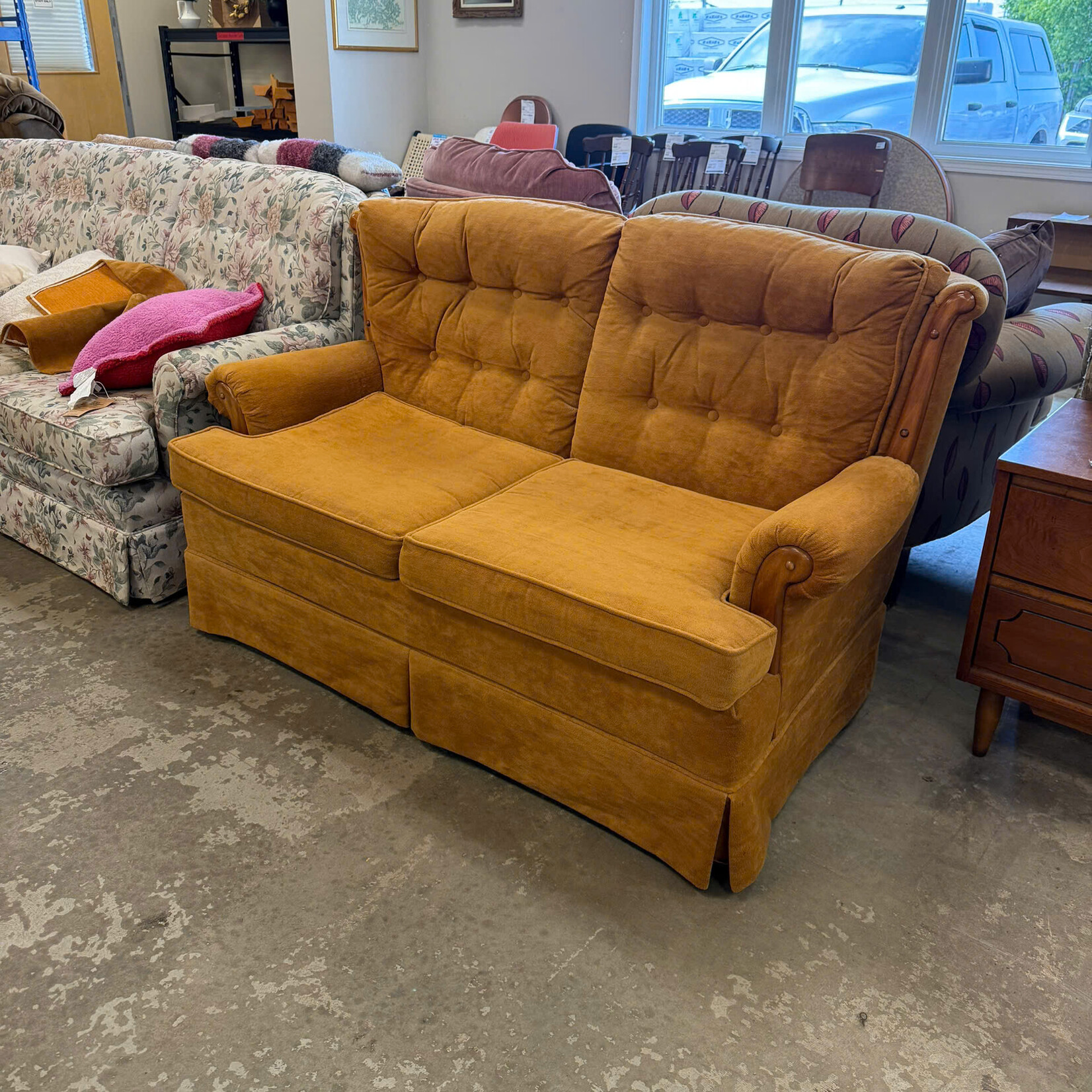 Light Brown Love Seat