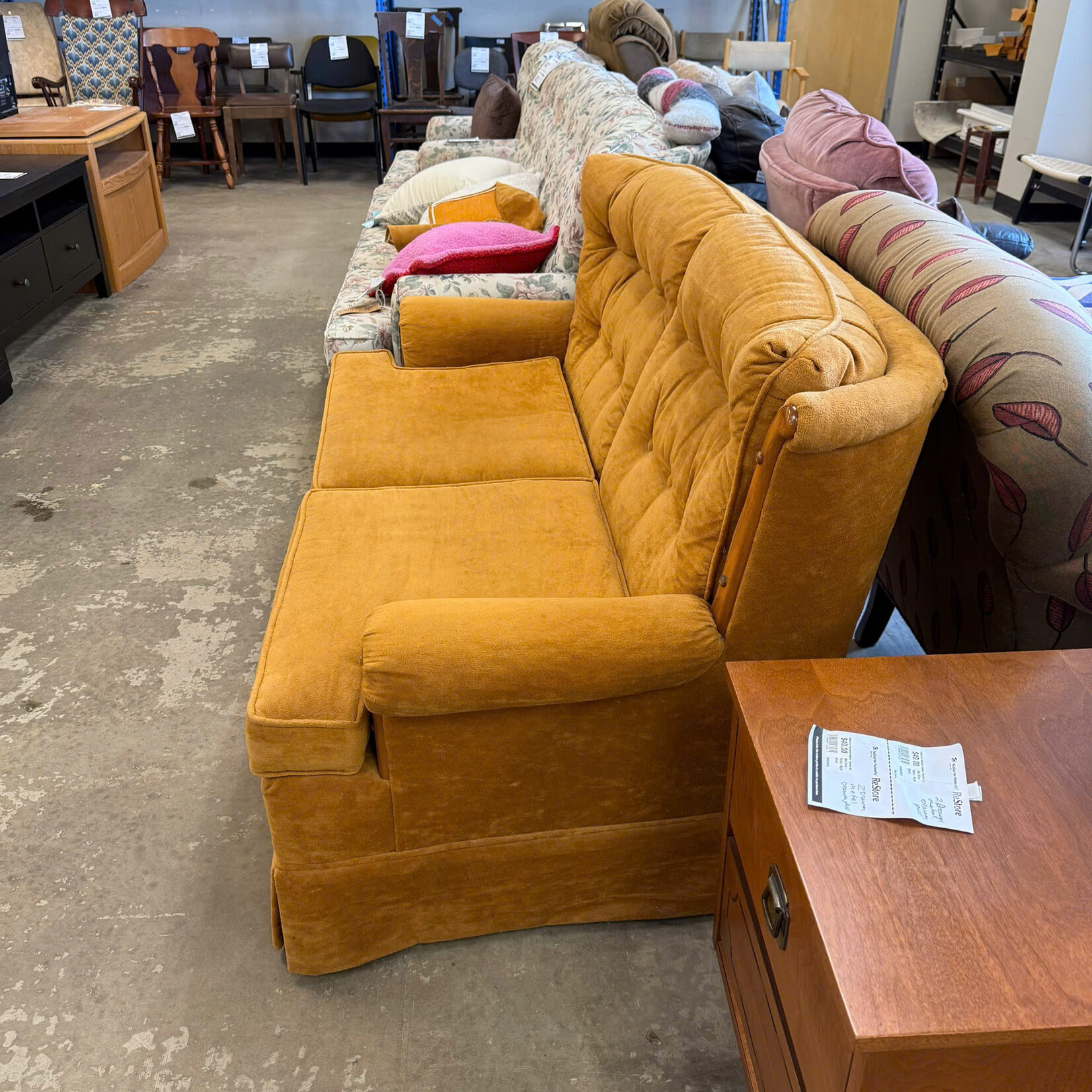 Light Brown Love Seat