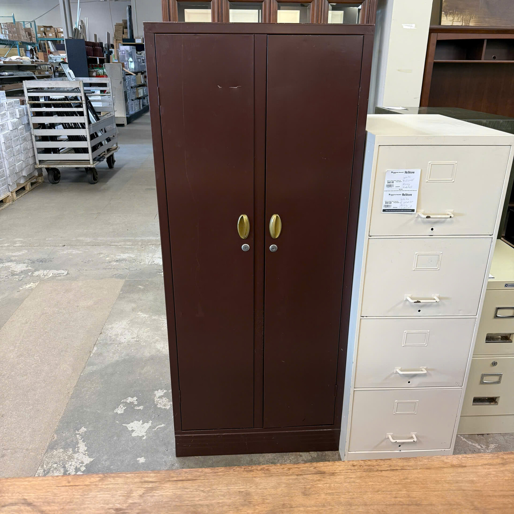 Dark Brown Filing Cabinet