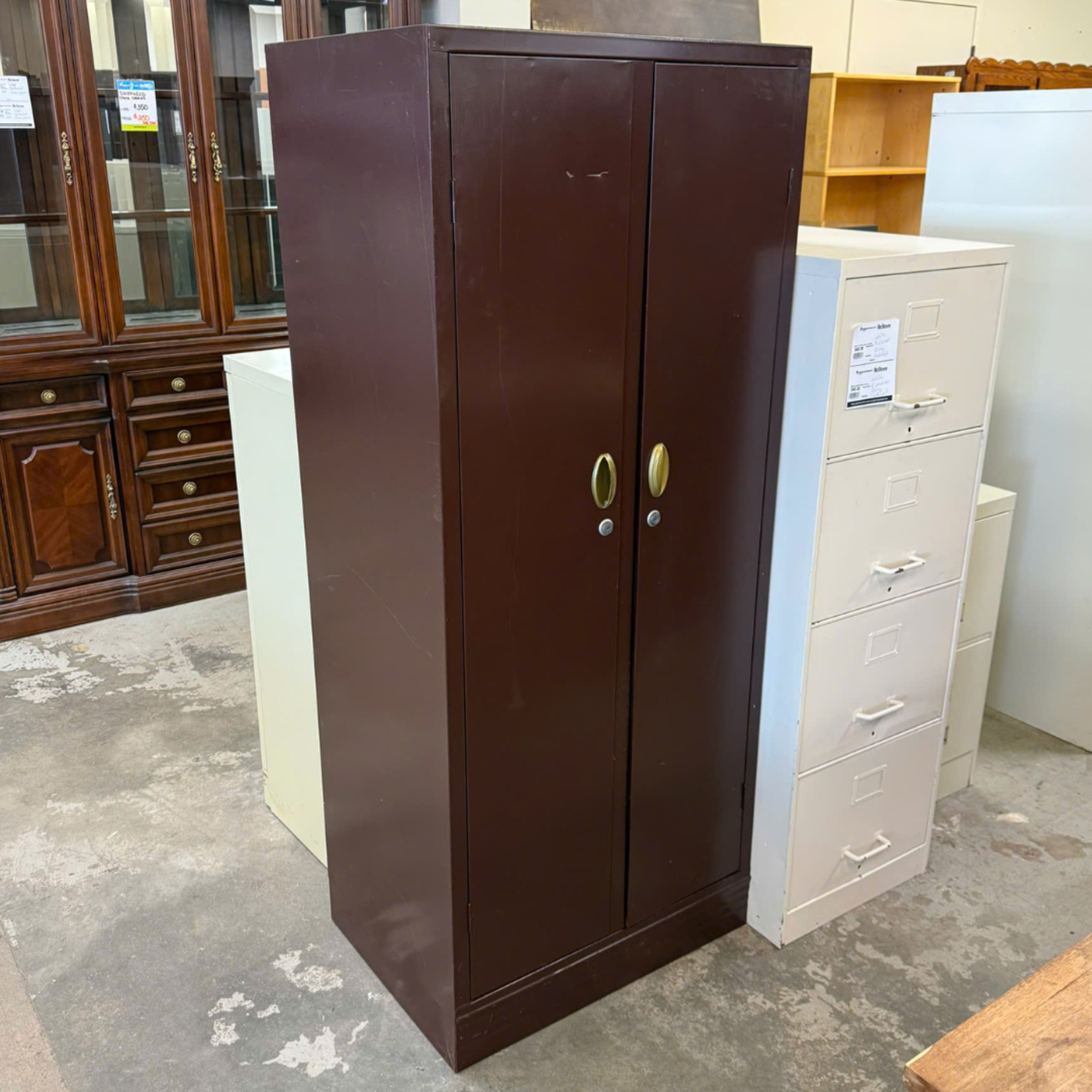 Dark Brown Filing Cabinet