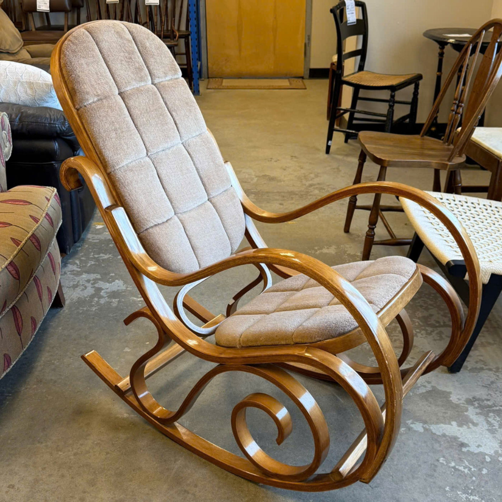 Wooden Vintage Rocking Chair