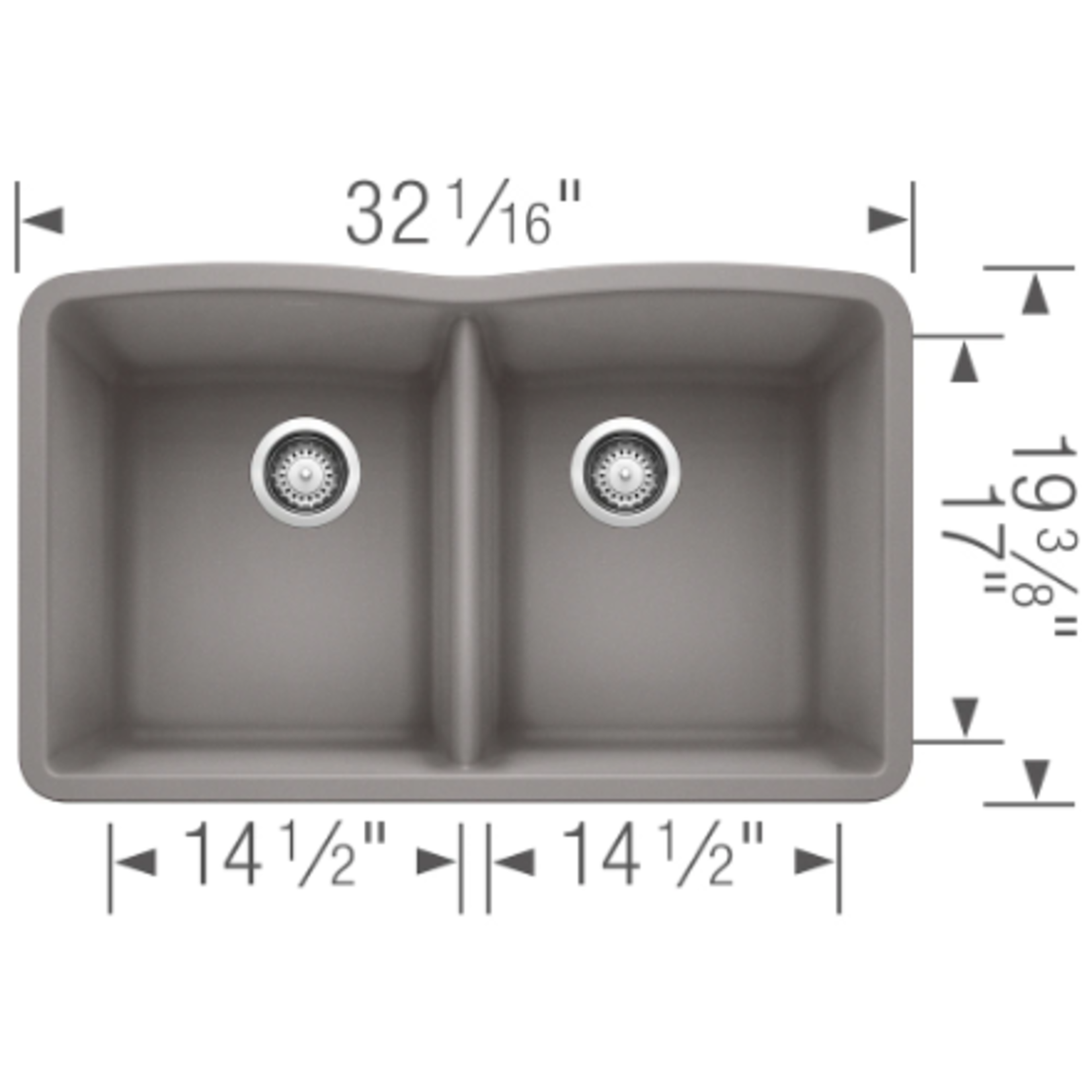 Blanco Double Bowl Sink