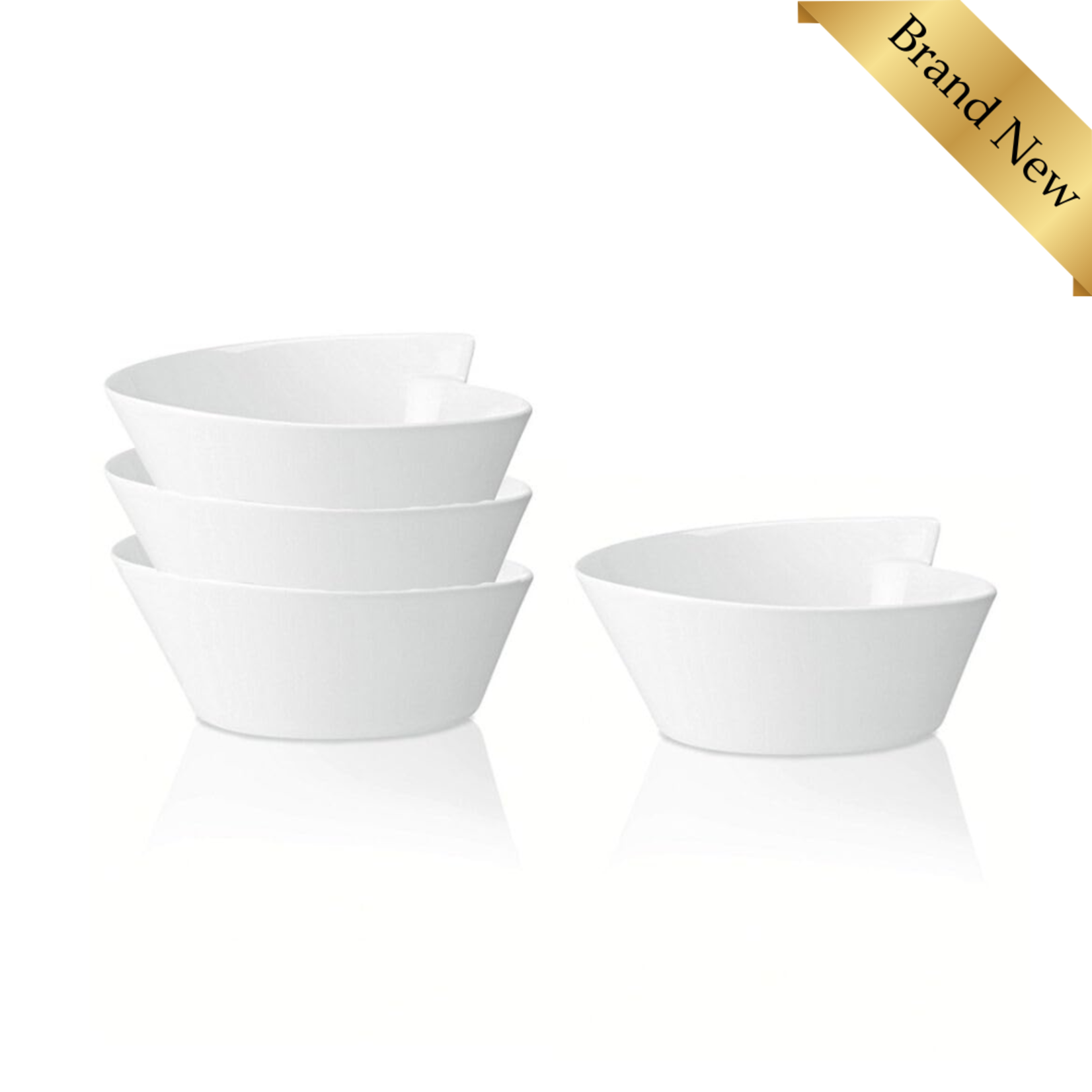 4 Large Rice Bowl Set