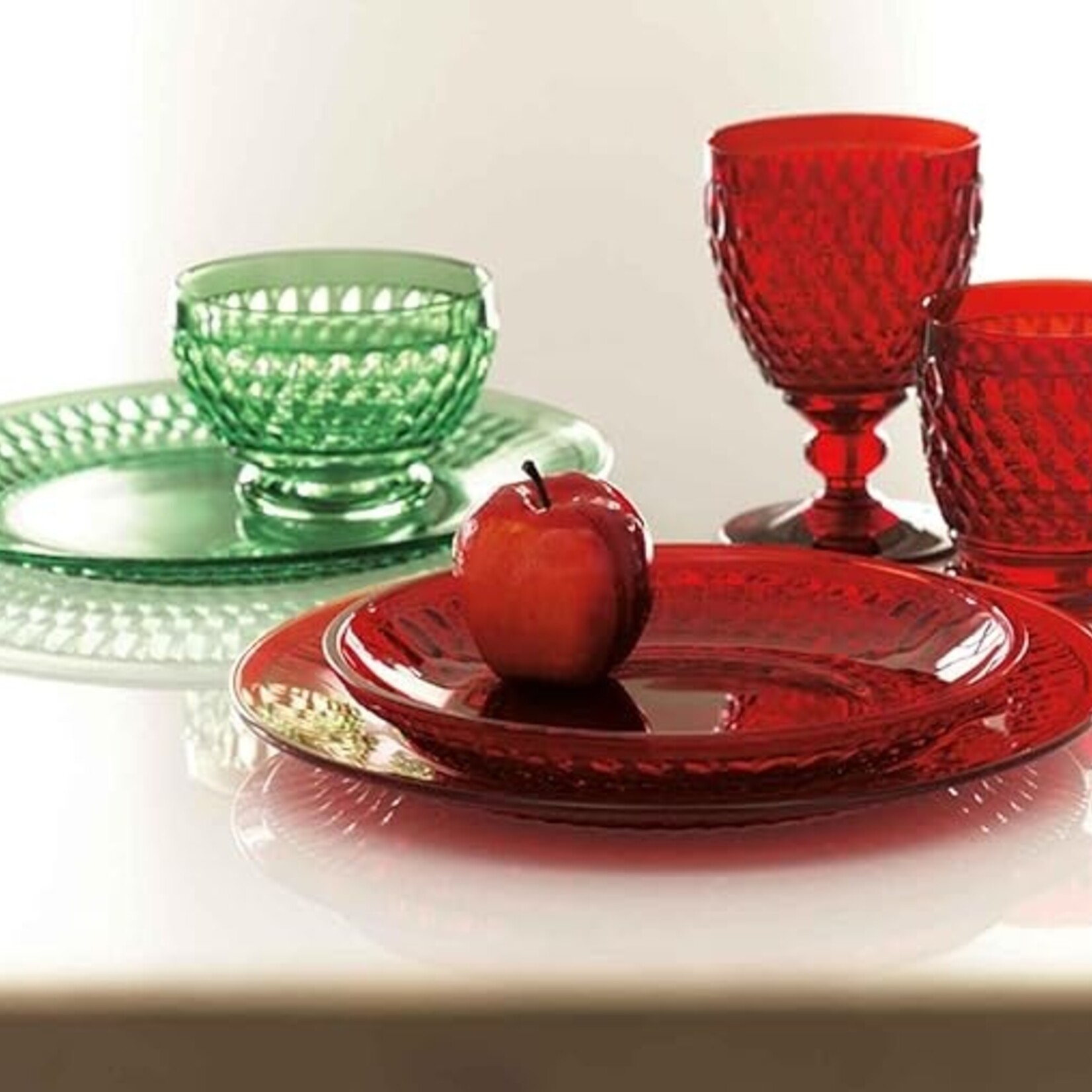 4 Red Wine Goblet Set