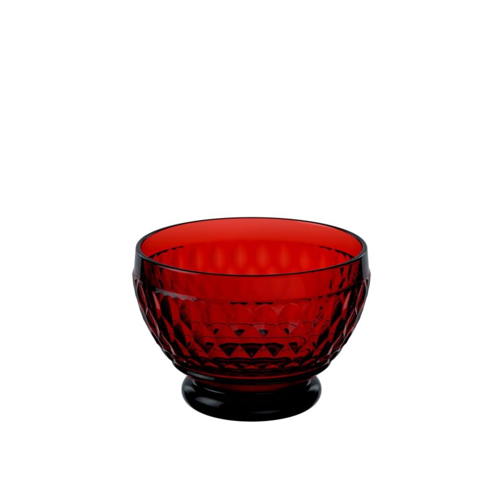 4 Red Individual Bowl Set