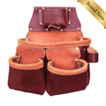 3-Pouch Leather Tool Bag