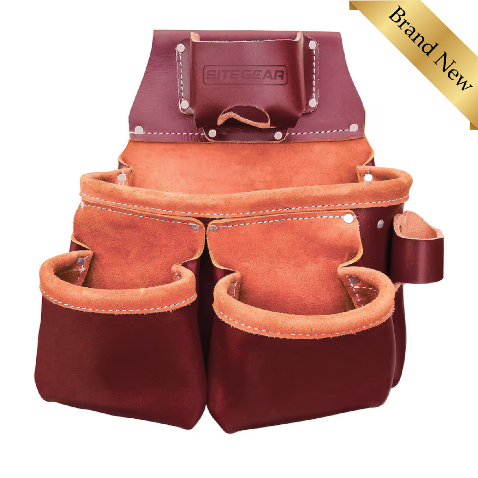 3-Pouch Leather Tool Bag