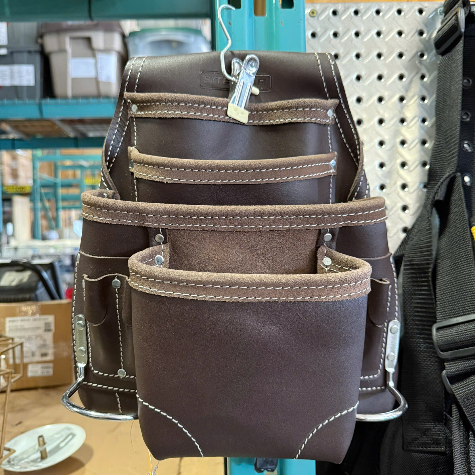 10-Pocket Leather Pouch