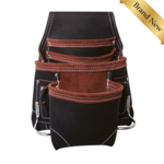 10-Pocket Leather Pouch