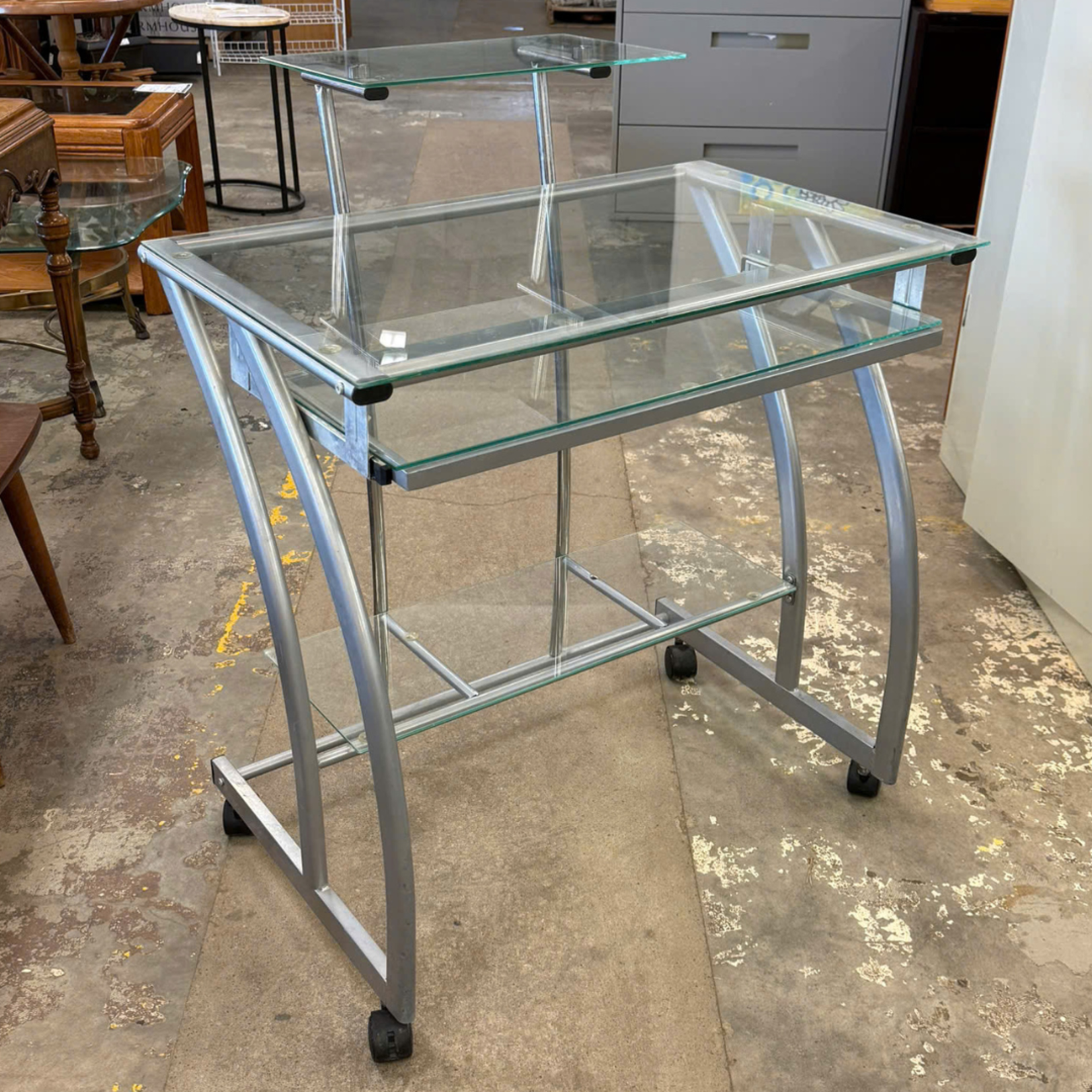 Glass Computer Desk