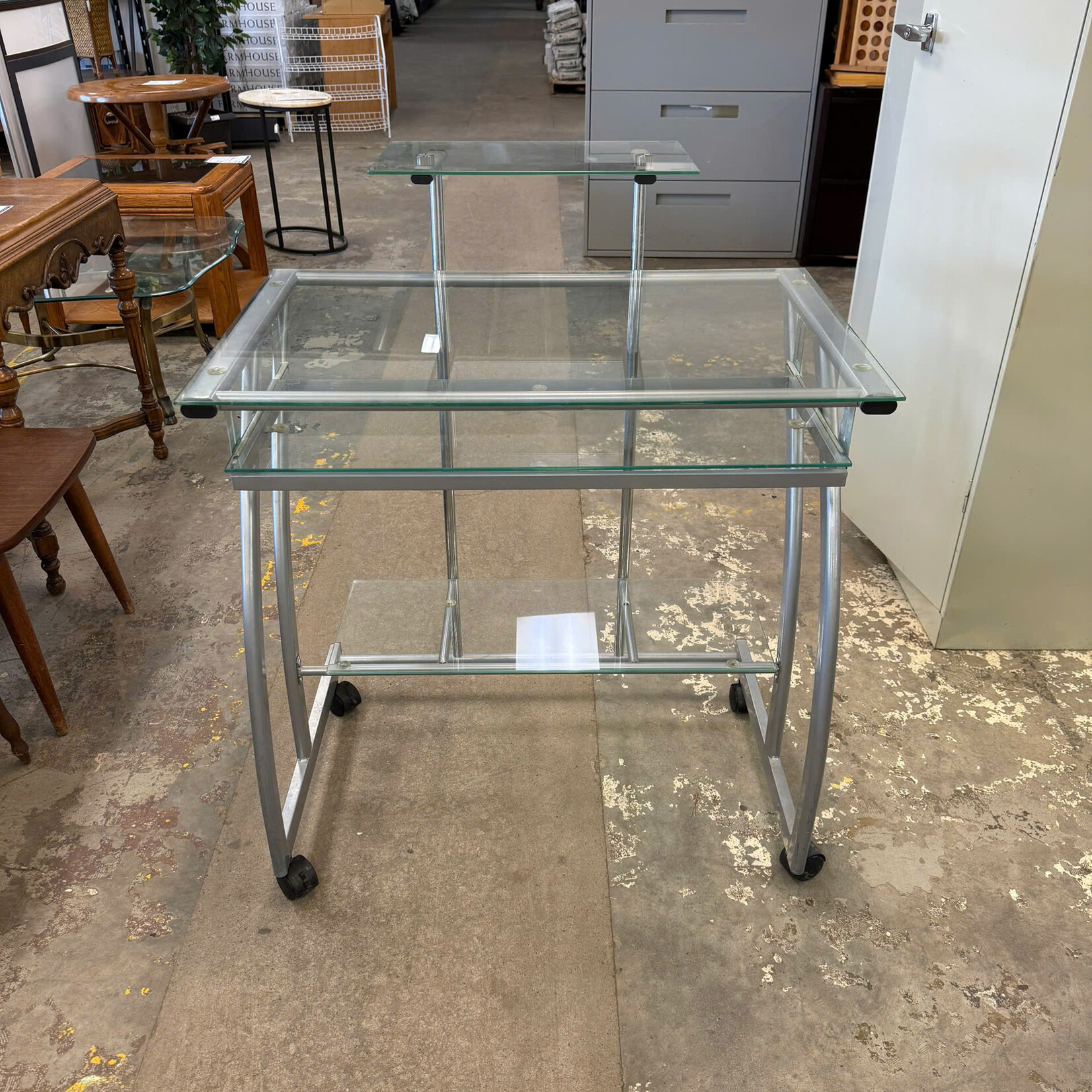 Glass Computer Desk