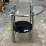Round Glass Top Table