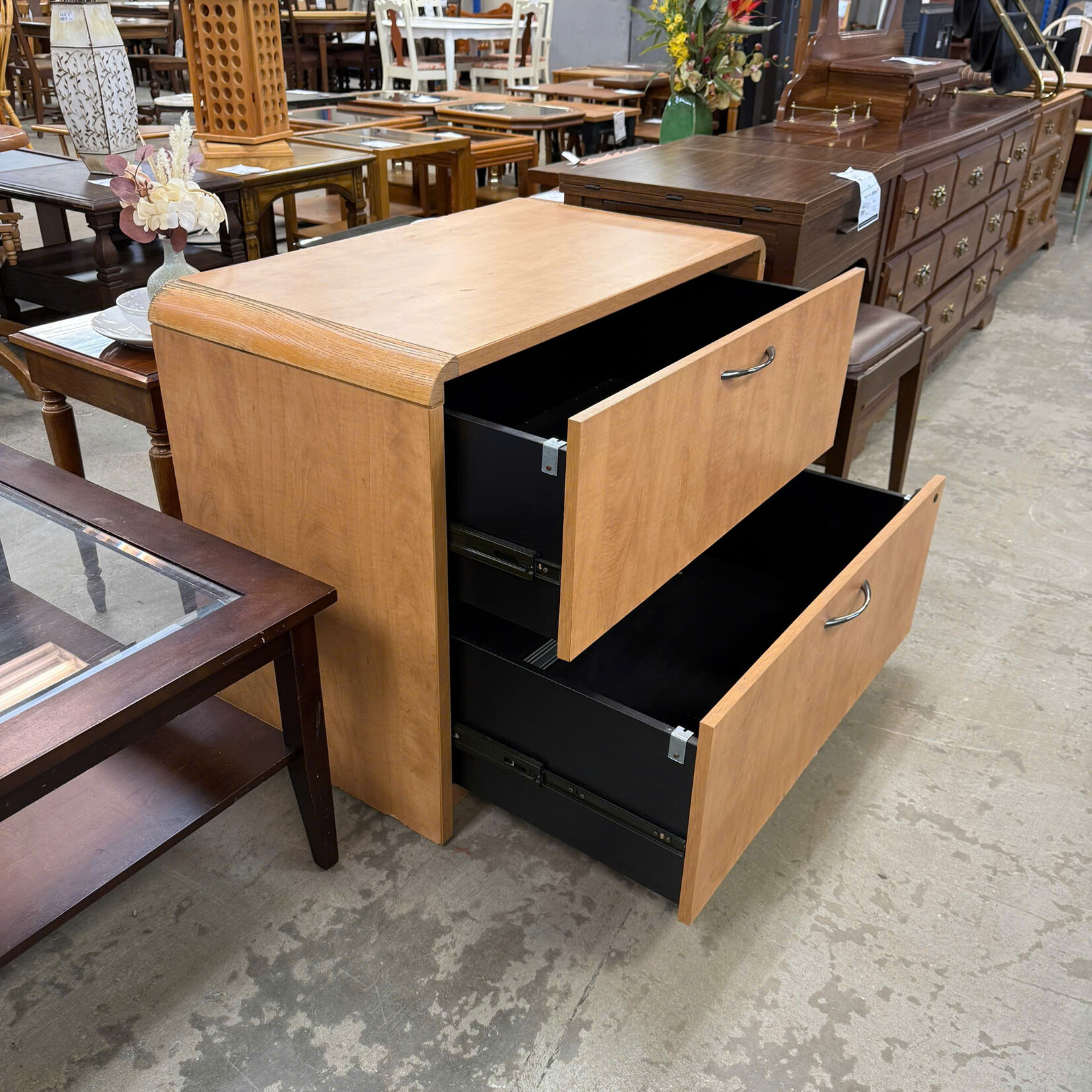 2 Drawer Wooden Filing Cabinet Habitat for Humanity ReStore Thunder Bay