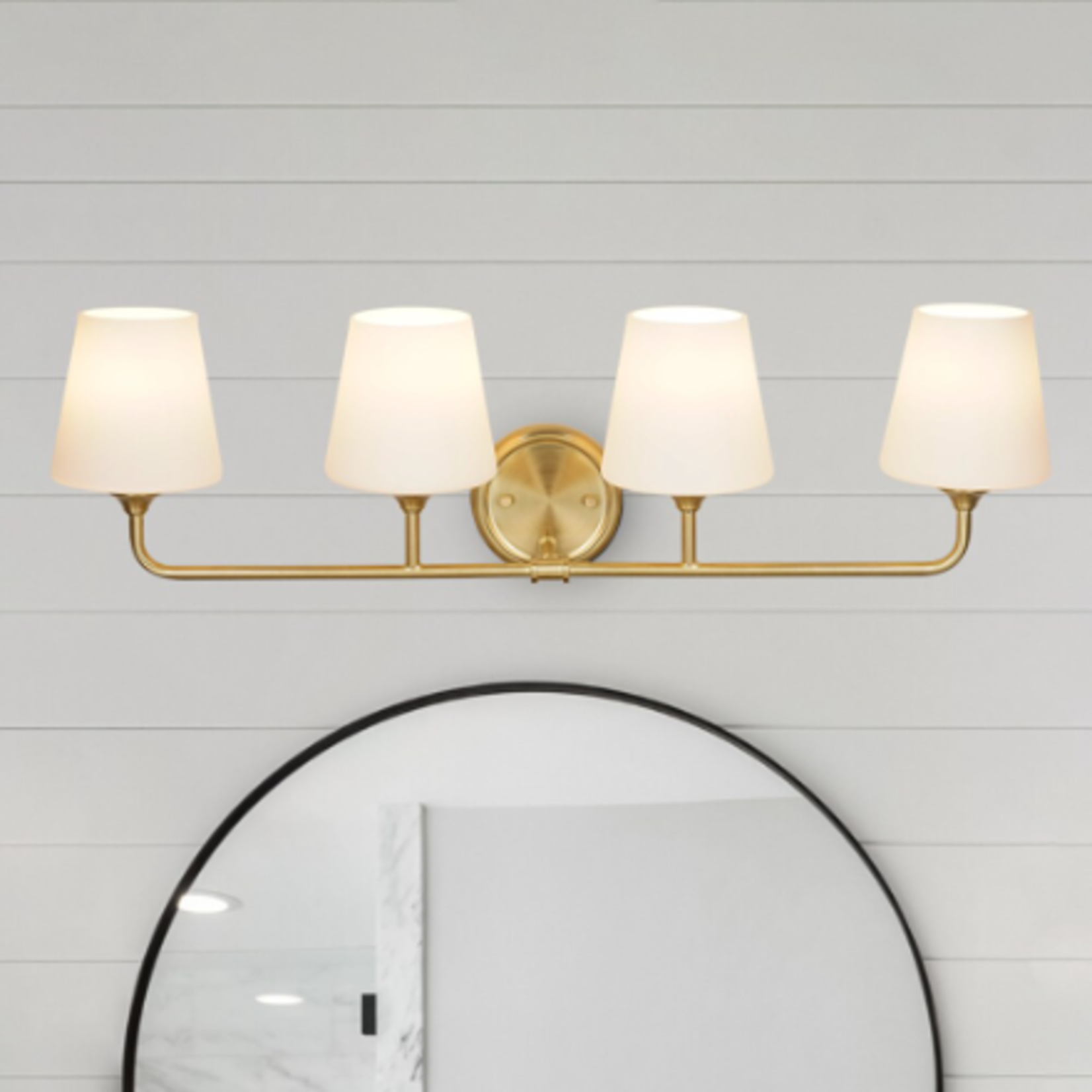 4-Light Vanity Gold