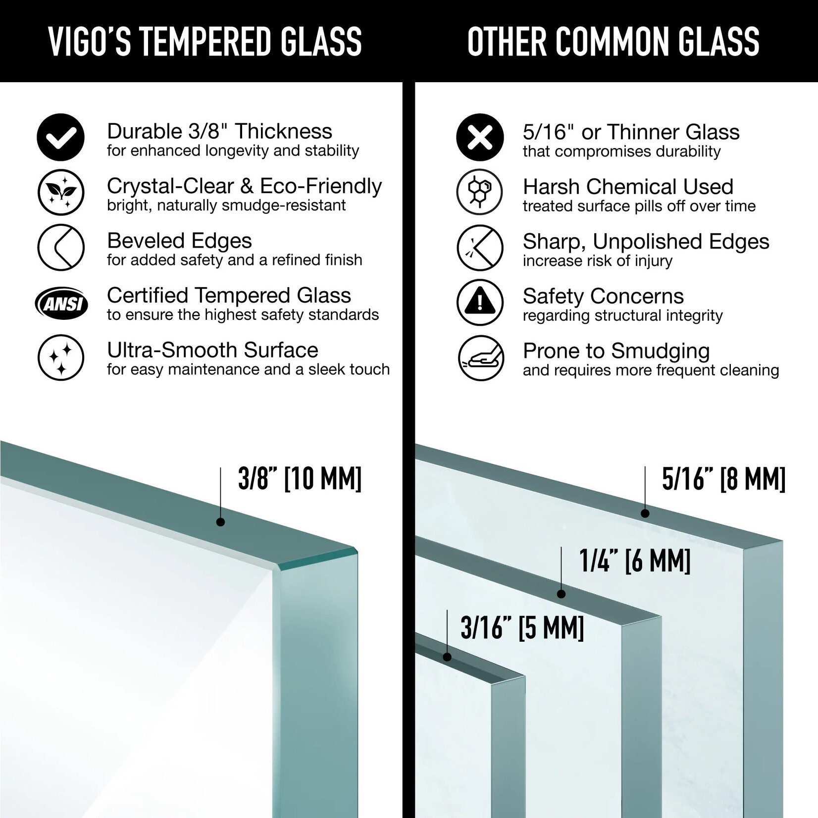 Clear Glass Shower Door