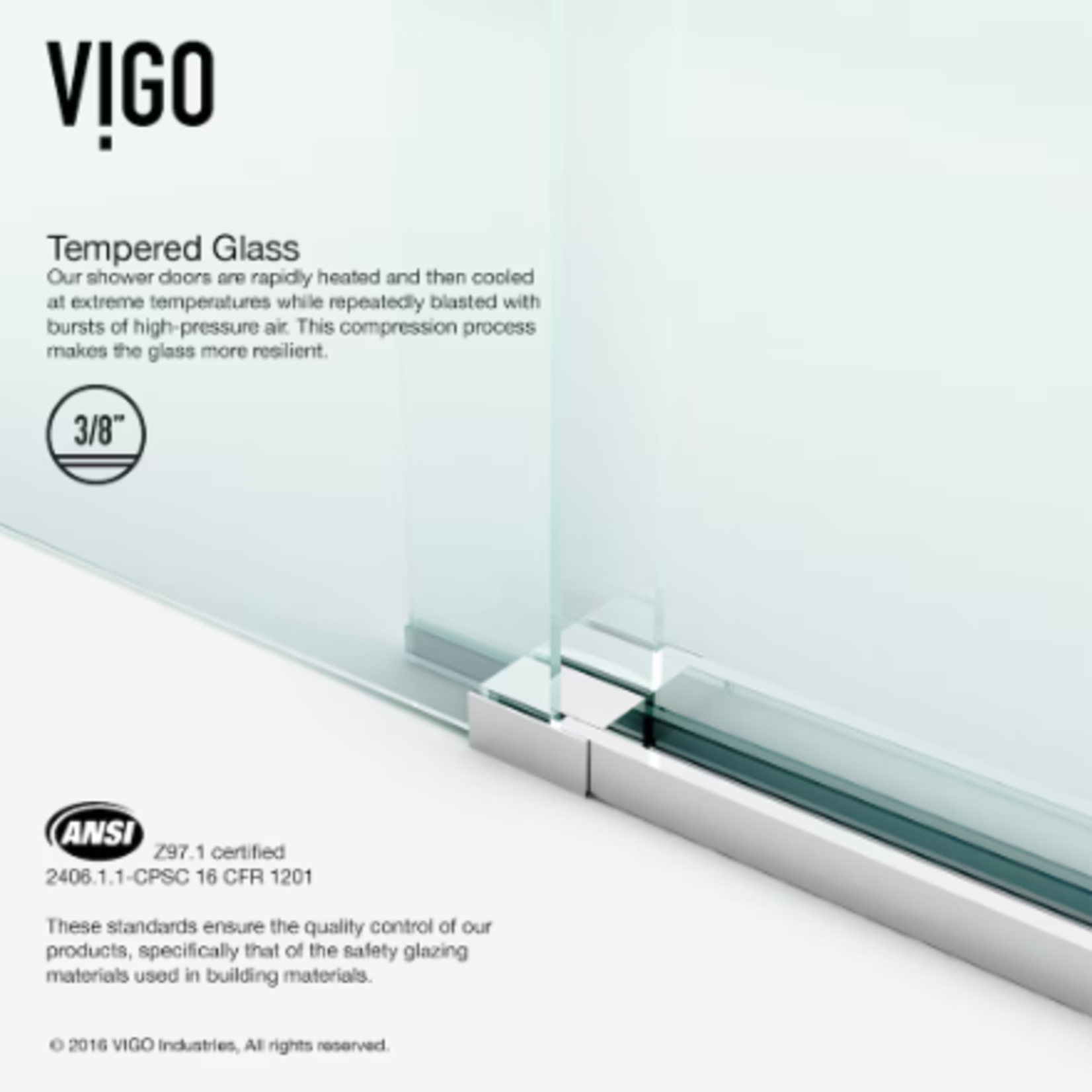 Clear Glass Shower Door
