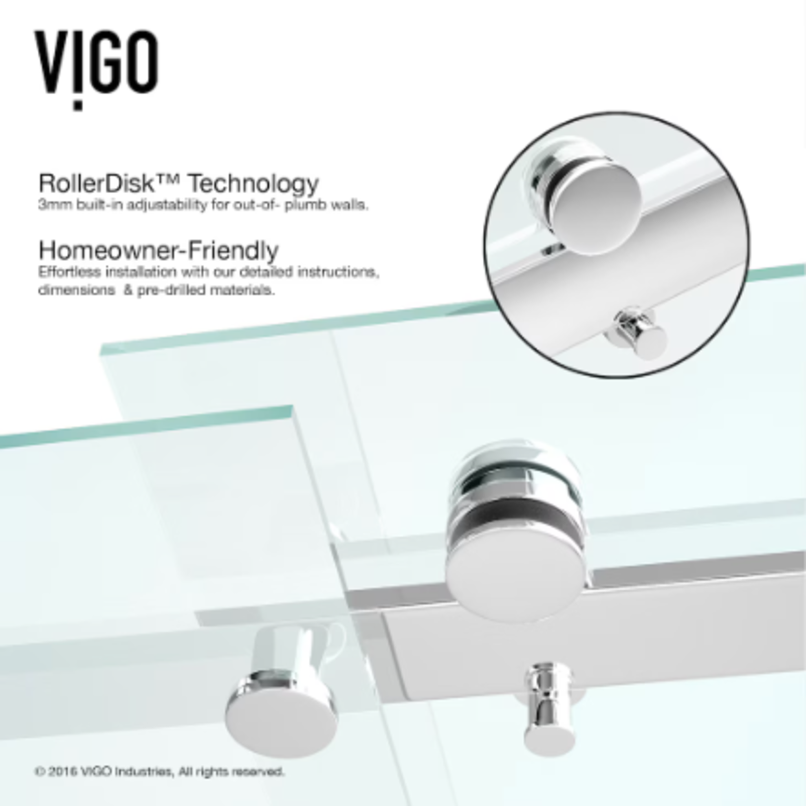 Clear Glass Shower Door