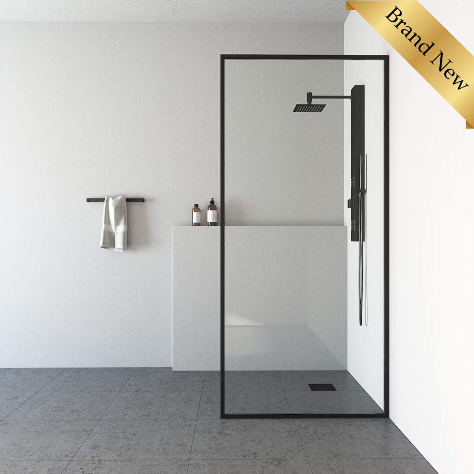 Clear Glass Shower Door