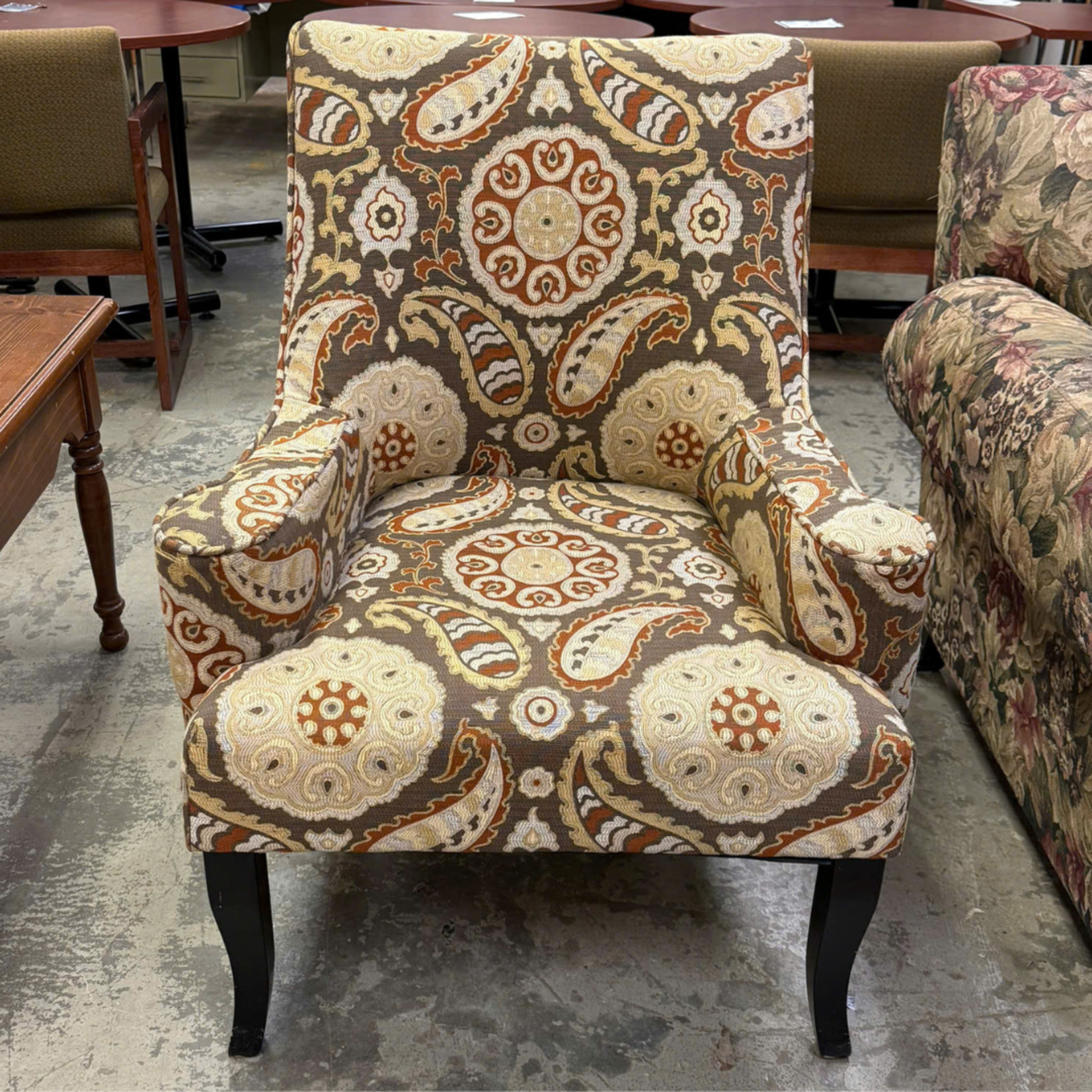 Floral Patterned Chair