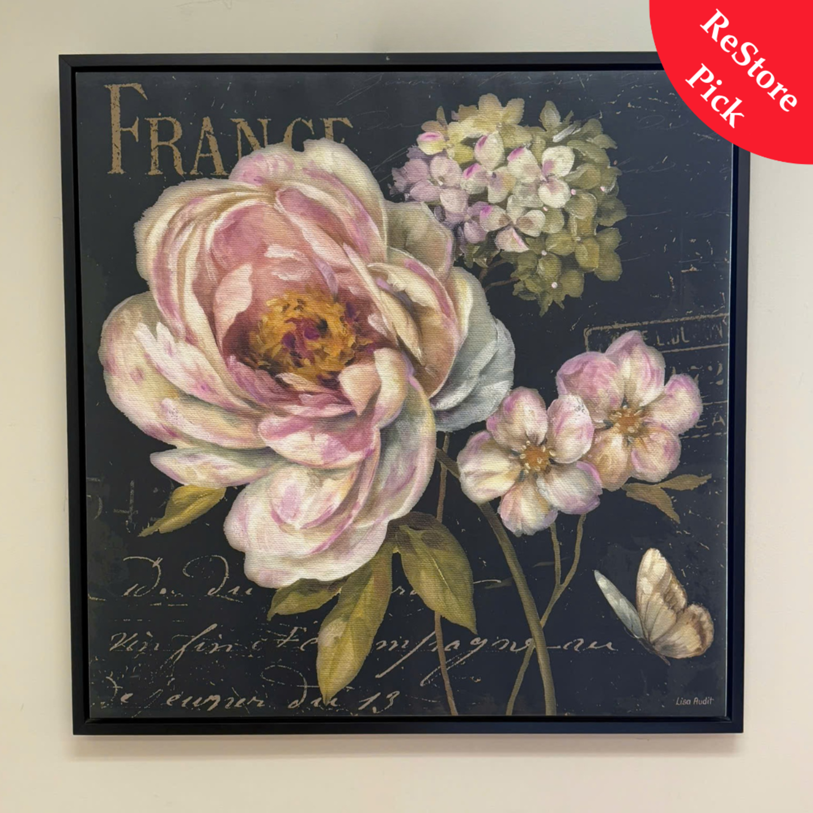 Large Painting in Frame